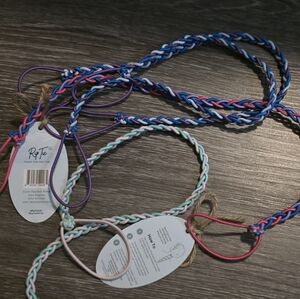 Colorful Braided Hair Tie Set